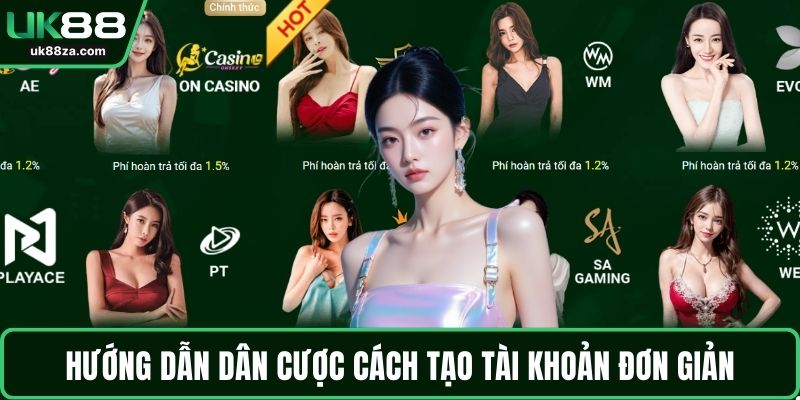 Hướng dẫn dân cược cách tạo tài khoản đơn giản